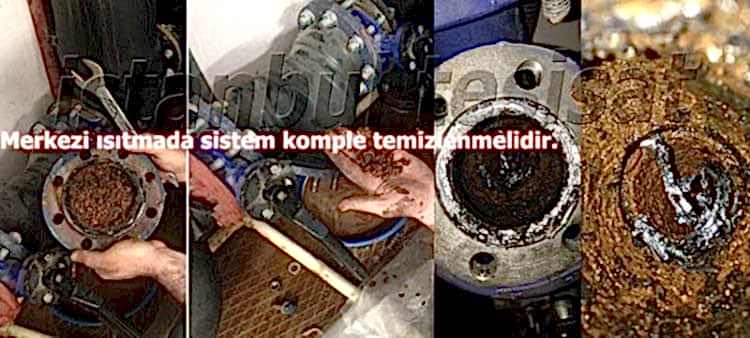 Merkezi ısıtma sistemi bakım çalışmaları