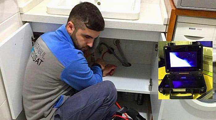 Kameralı Robotla Kırmadan Su Tesisat Tıkanıklığı Açma