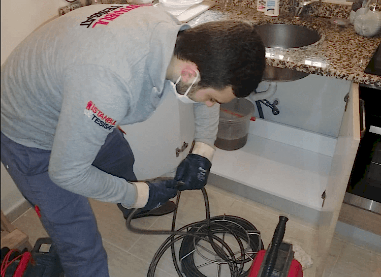 Tıkalı Gider Borusu Açma (Tuvalet/Mutfak/Lavabo)