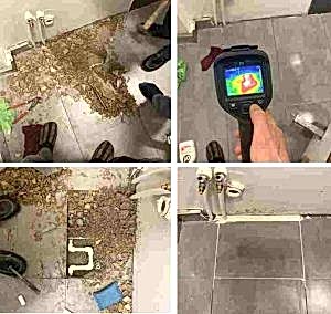 kameralı cihazla su kaçağı tespiti